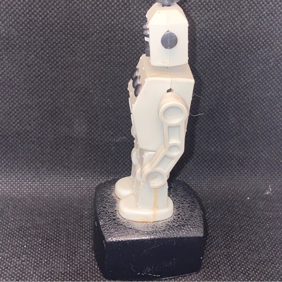 Push Puppet Space Gray Robot Toy British Patent 1970s TM Vintage - Picture 4 of 7